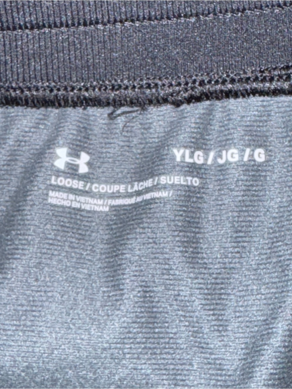Under Armour Black Sweatpants with Red Logo Black Camo Joggers Size Youth Large - Picture 8 of 15